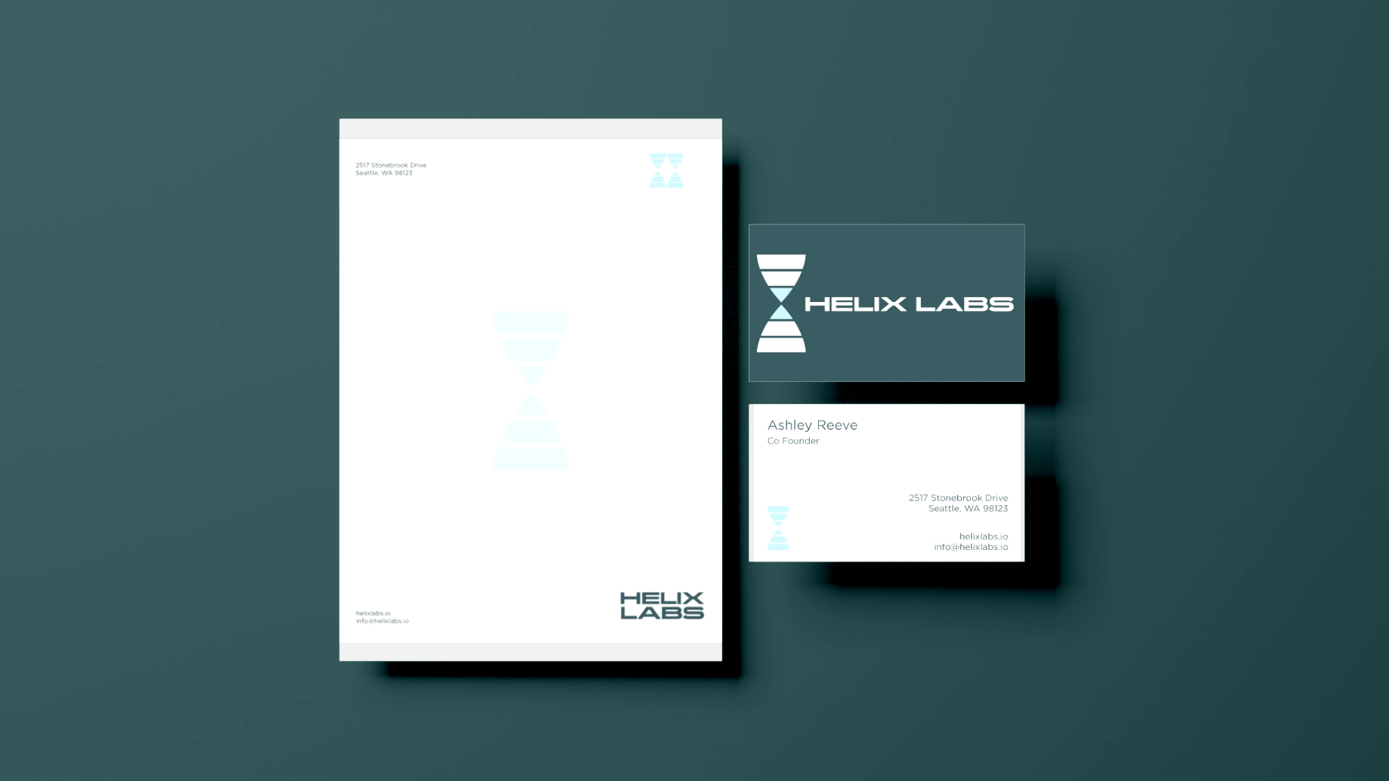 Helix Labs brand collateral